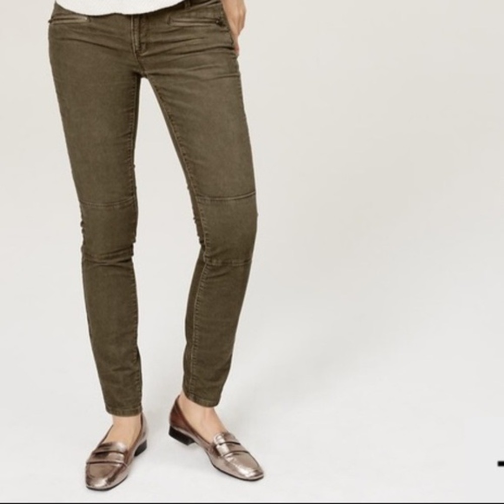 LOFT Petite Modern Skinny Ankle Corduroy Pants